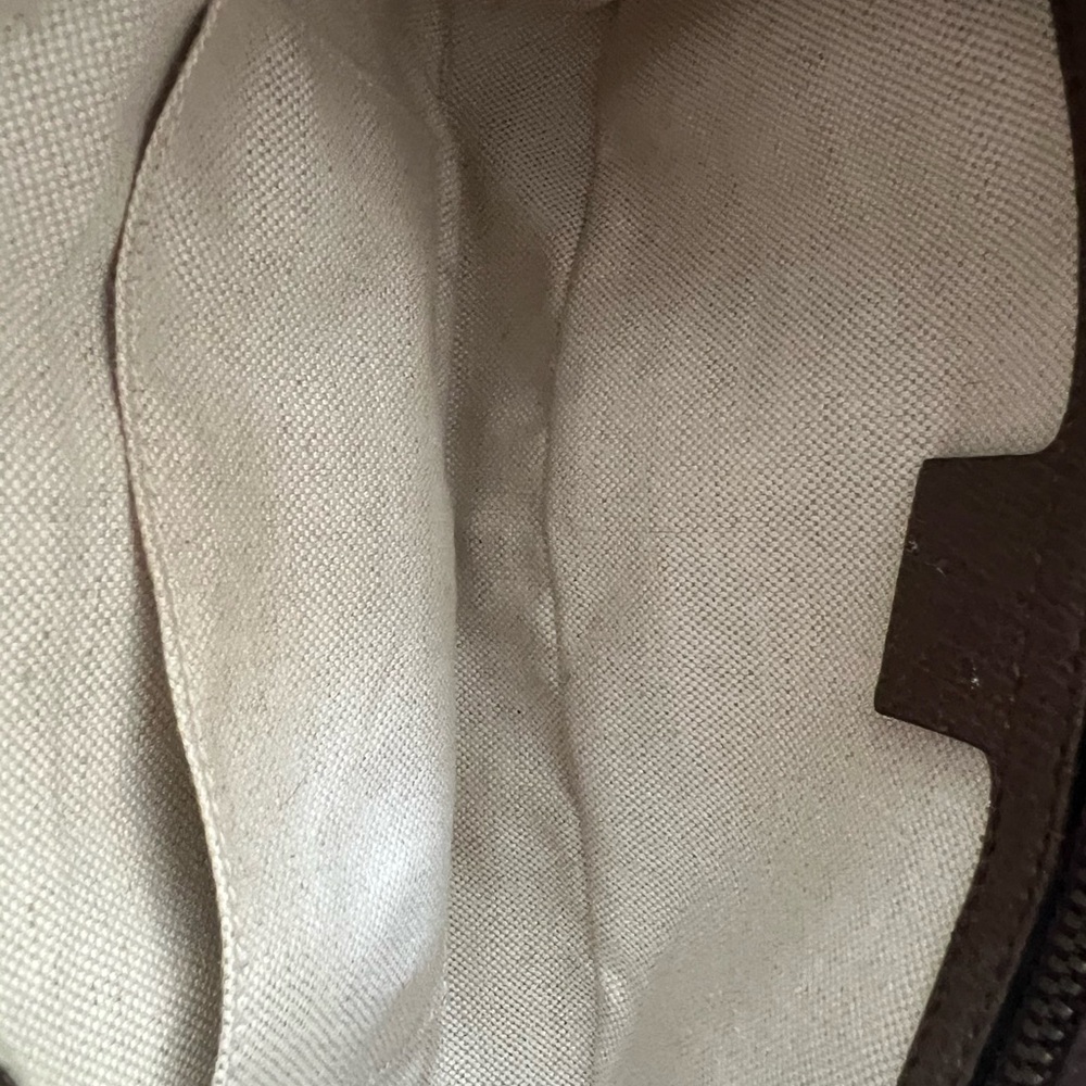 Gucci GG Supreme Web Canvas Belt Bag in Beige with Green & Red Stripe - Picture 11 of 13